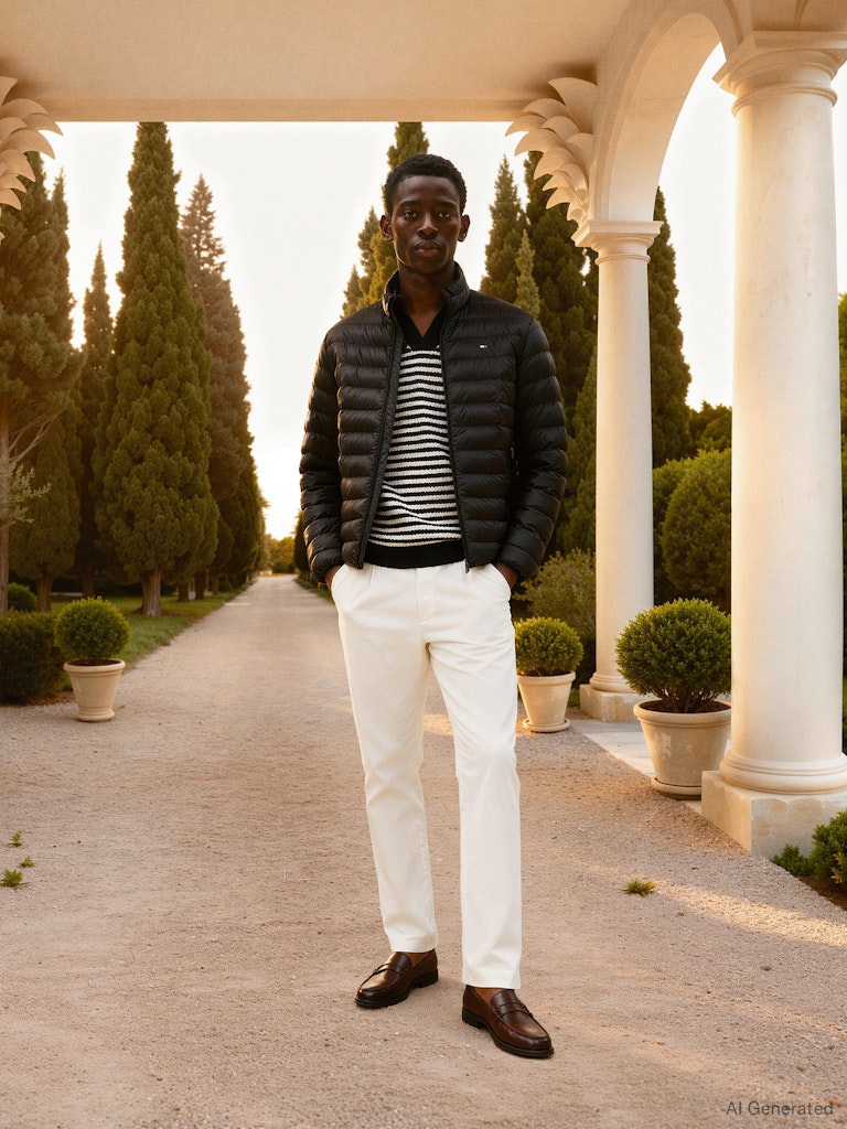 Tommy Hilfiger Herren Jacken Bds Black