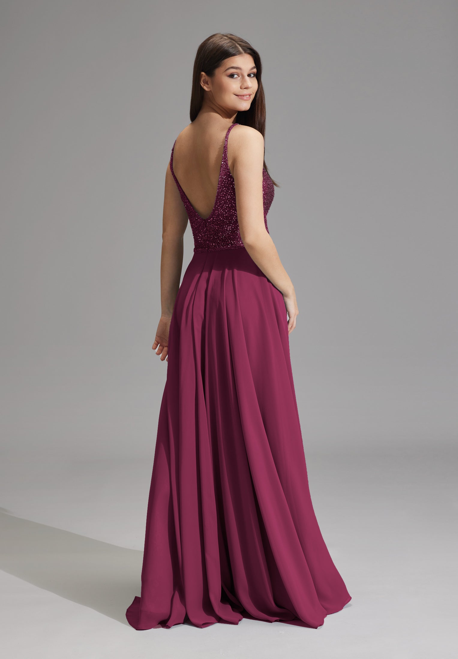 Swing Damen Kleider Grape Wine