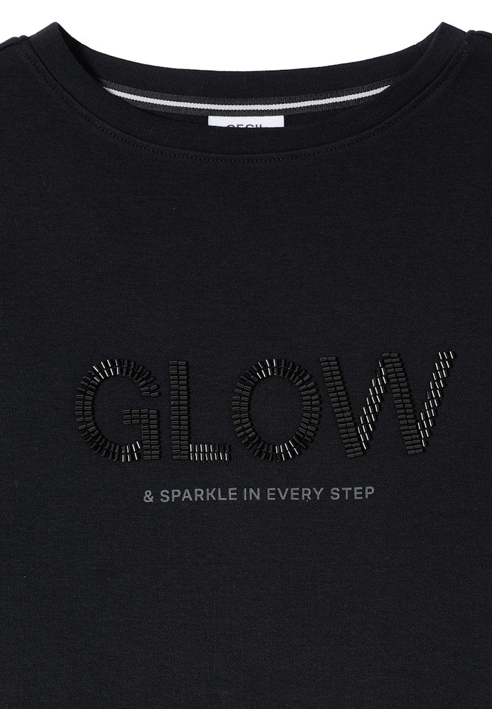 Cecil Damen T-Shirts Black