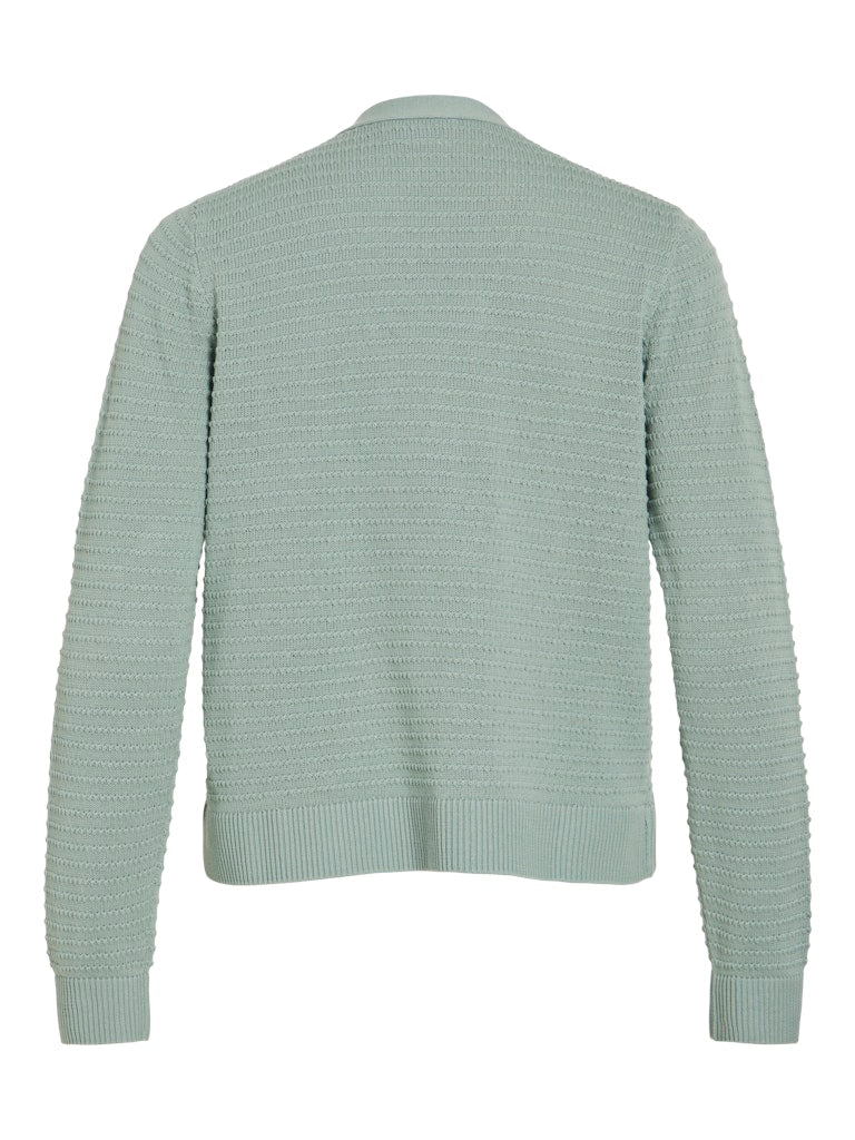 Vila Damen Strickjacken Blue Surf