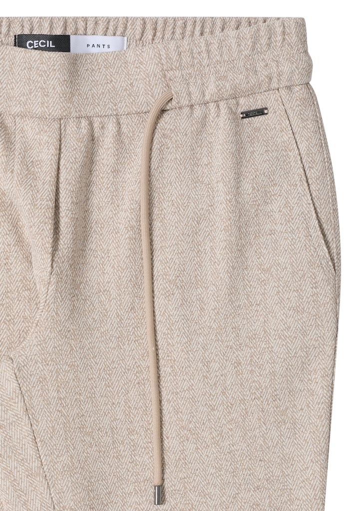 Cecil Damen Hosen Creamy Wh
