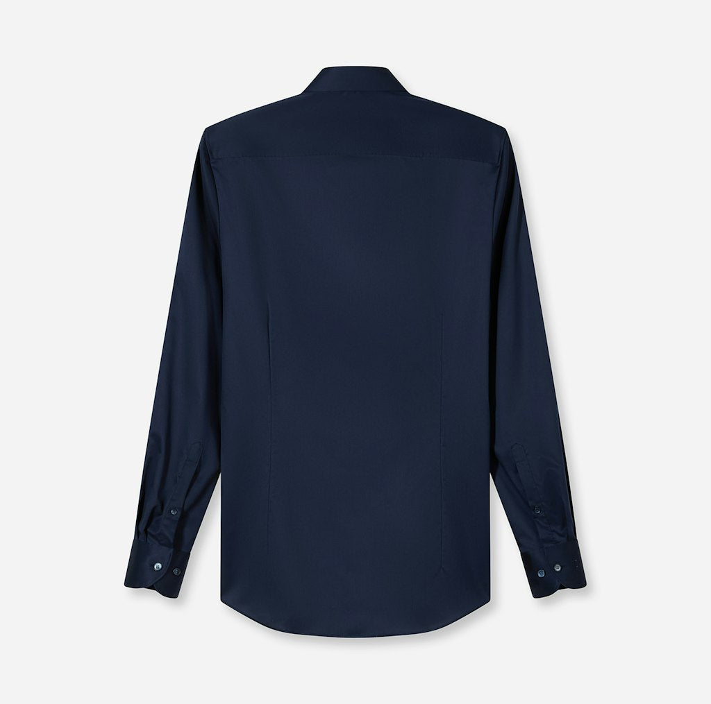 Olymp Herren Hemden lang Marine