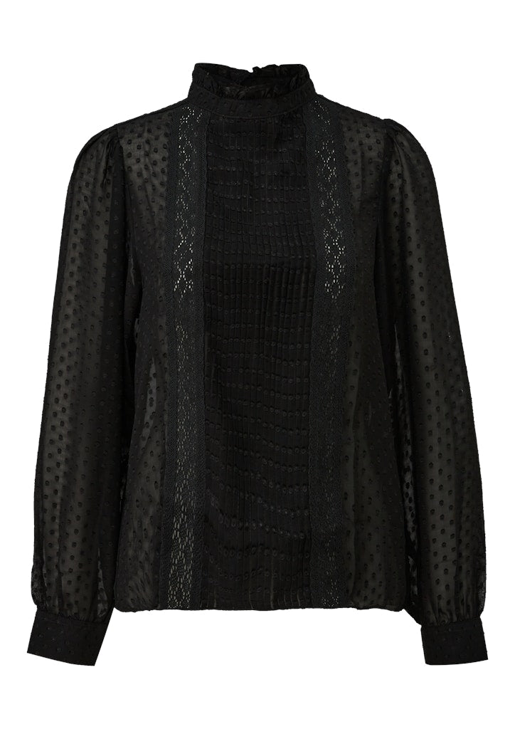 QS by S.Oliver Damen Blusen Grey/Black