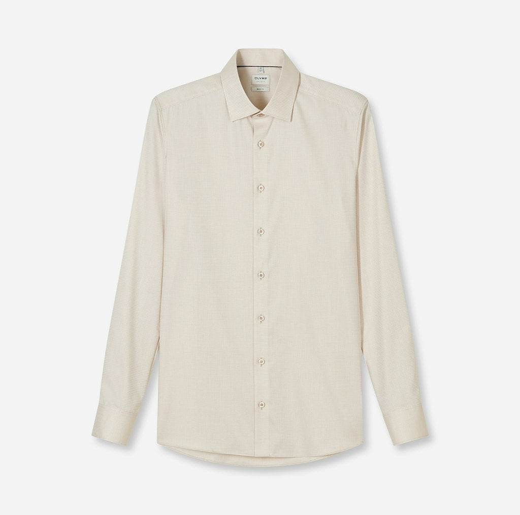 Olymp Herren Hemden lang Beige