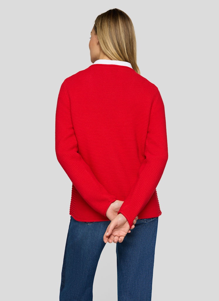Rabe Damen Pullover Mohn