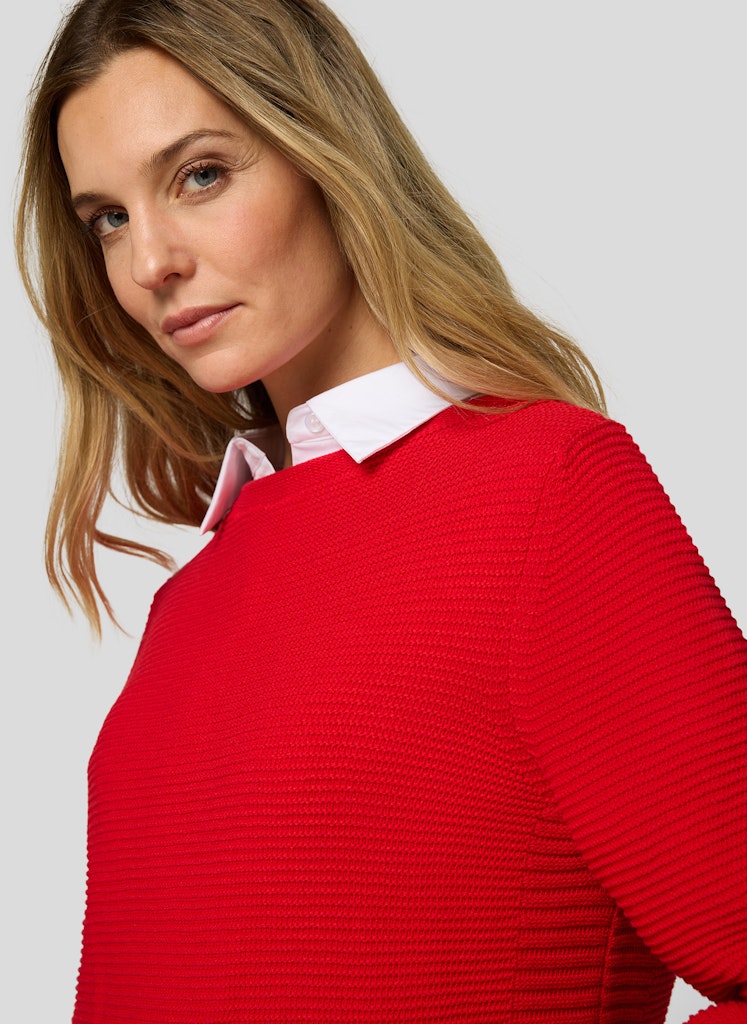 Rabe Damen Pullover Mohn