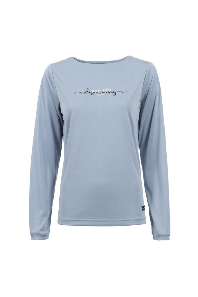 Soquesto Damen T-Shirts Blassblau