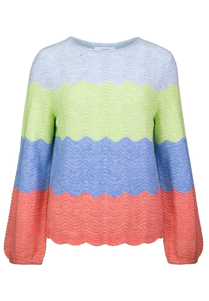 Bianca Damen Pullover Blue Mix