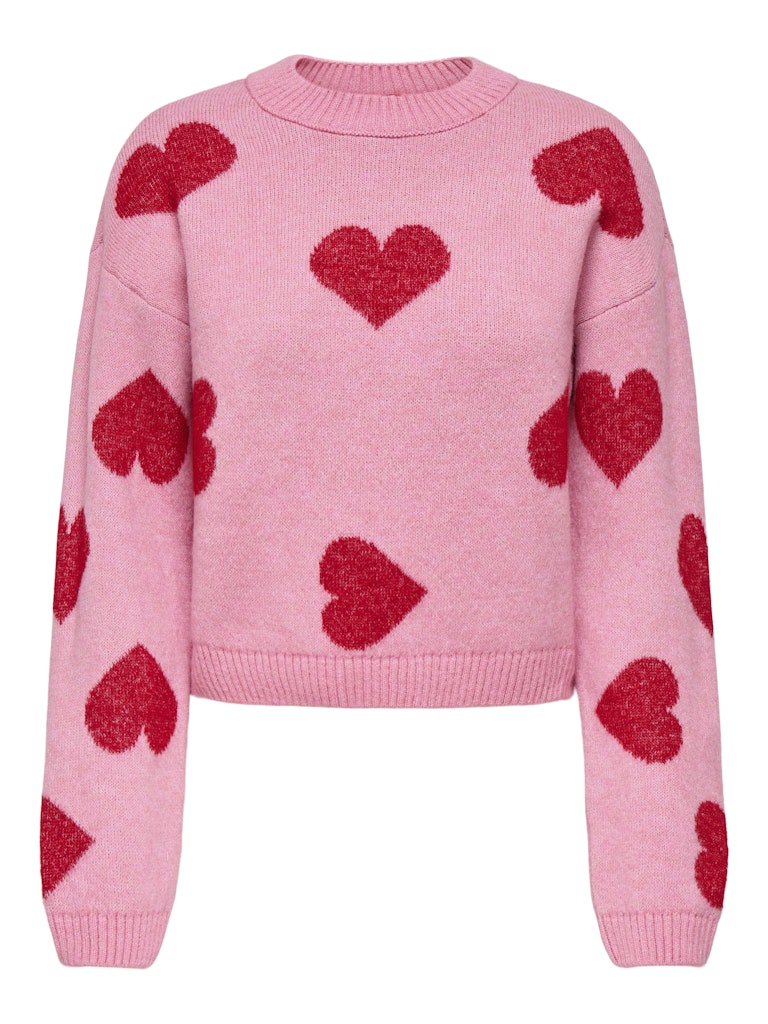 Only Damen Pullover Wild Rose/Salsa