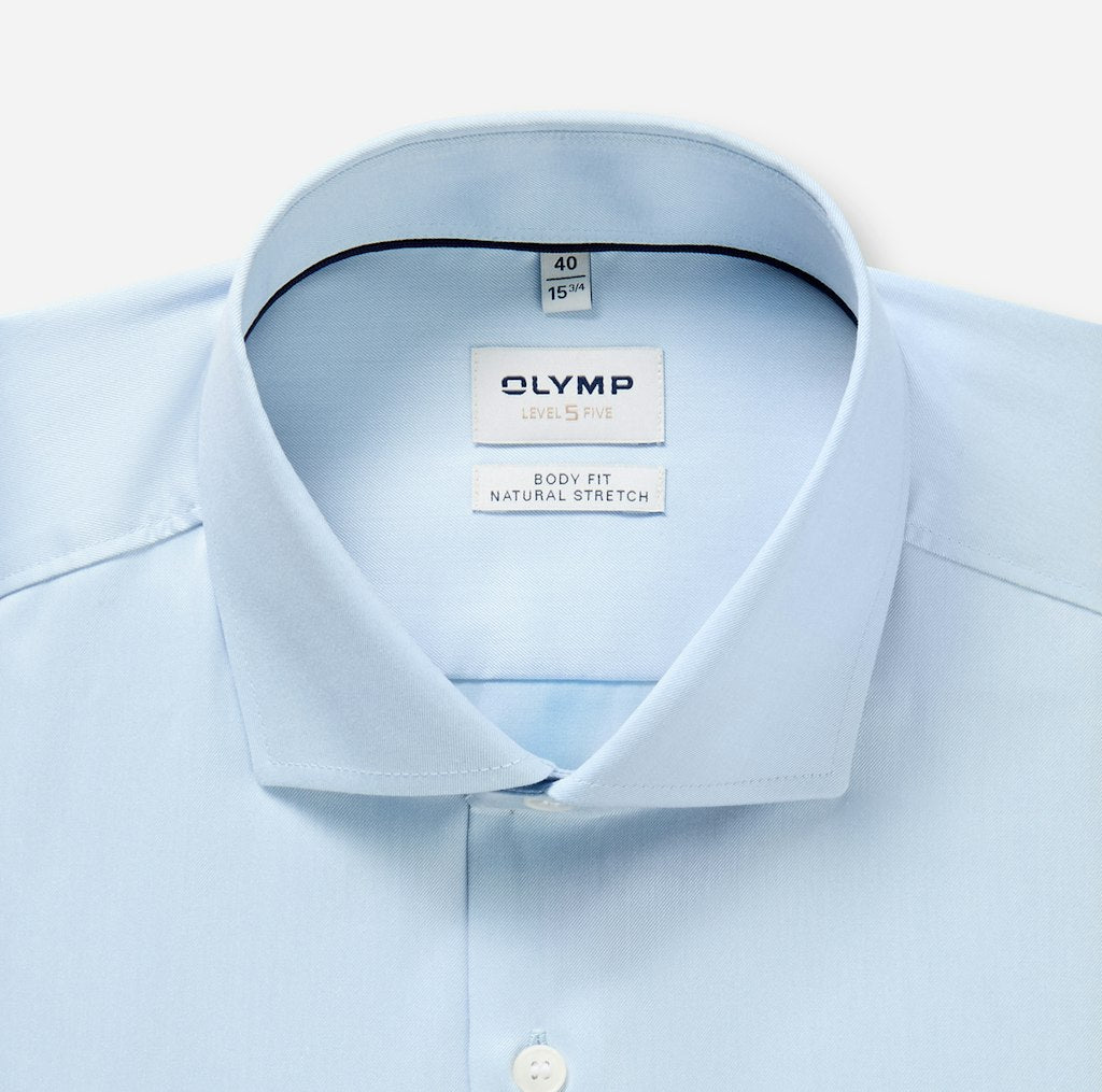 Olymp Herren Hemden lang Bleu