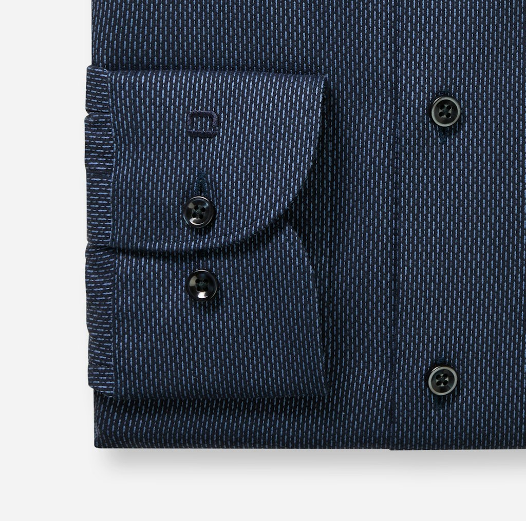 Olymp Herren Hemden lang Marine