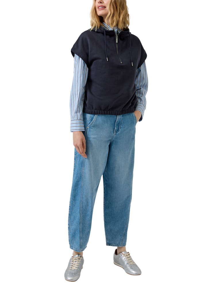 S. Oliver red Damen Sweatshirts Blue