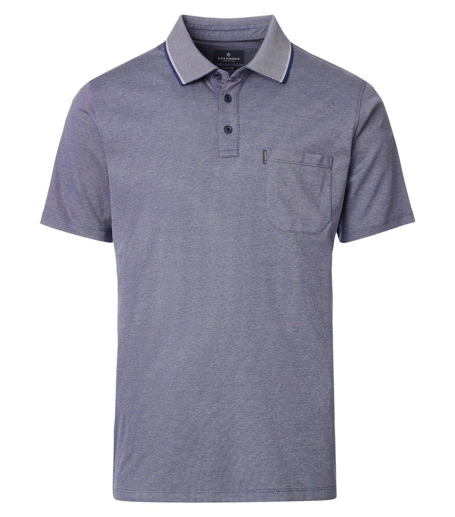Casa Moda Herren Polo-Shirts Blau