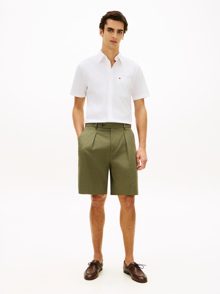 Tommy Hilfiger Herren T-Shirts kurz Ybr White