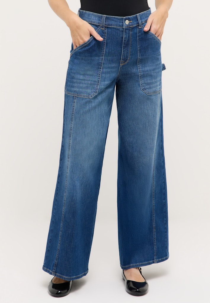 Angels Damen Jeans Mid Blue U