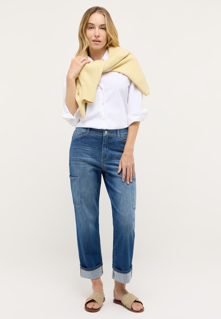 Angels Damen Jeans Mid Blue U