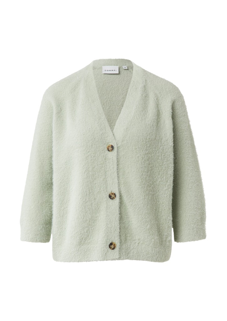 Comma Damen Strickjacken Blue Green