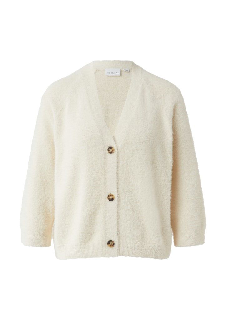 Comma Damen Strickjacken White