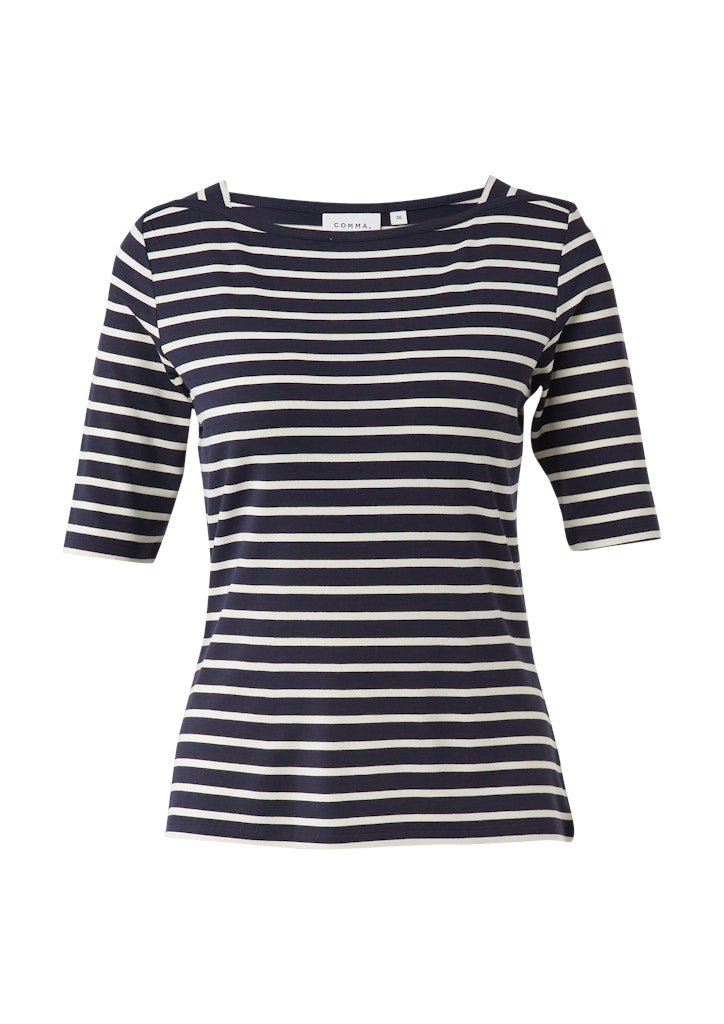 Comma Damen T-Shirts Blue