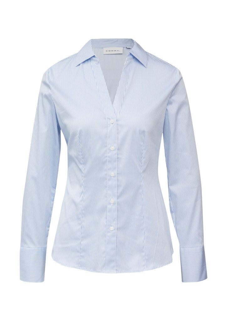 Comma Damen Blusen Blue