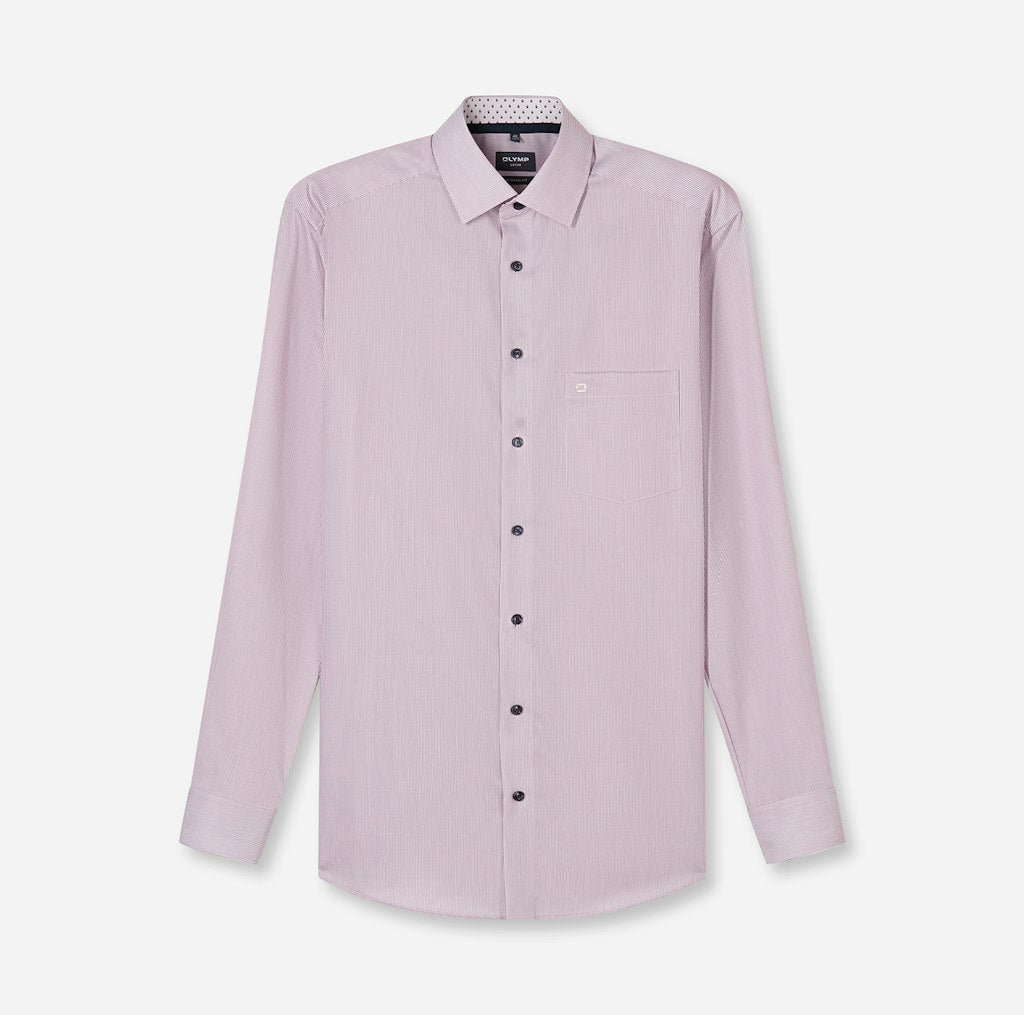 Olymp Herren Hemden lang Mauve