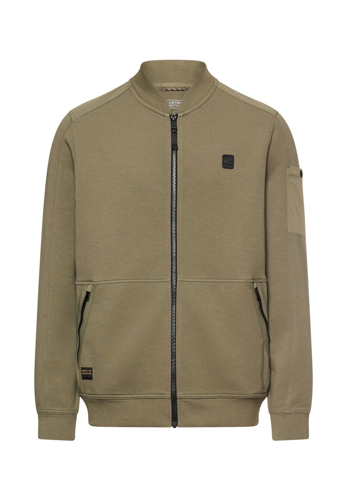 Camel active Herren Sweatjacken Deep Olive