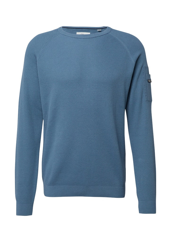 S. Oliver red Herren Pullover Blue Green