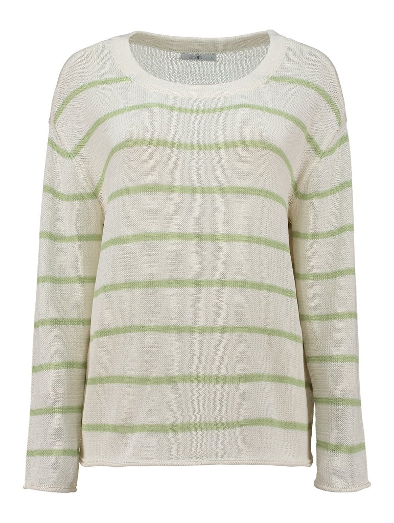 Haily's Damen Pullover Cream/Matcha St