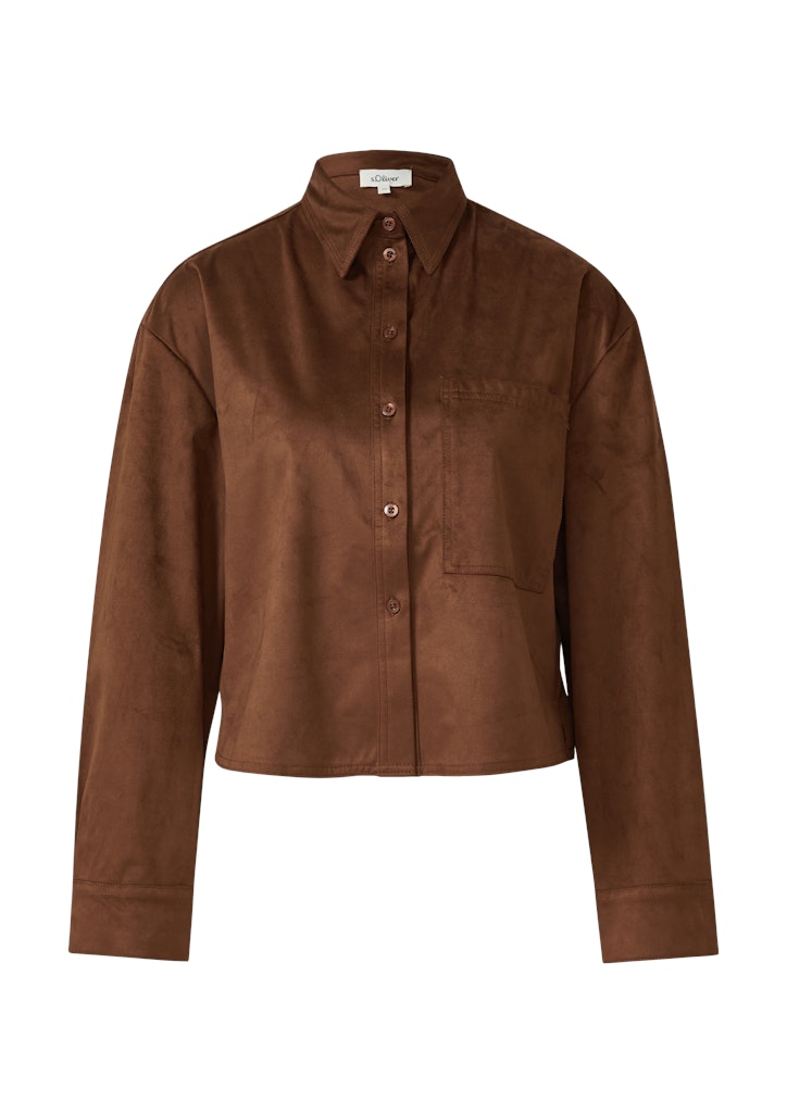 S. Oliver red Damen Blusen Brown