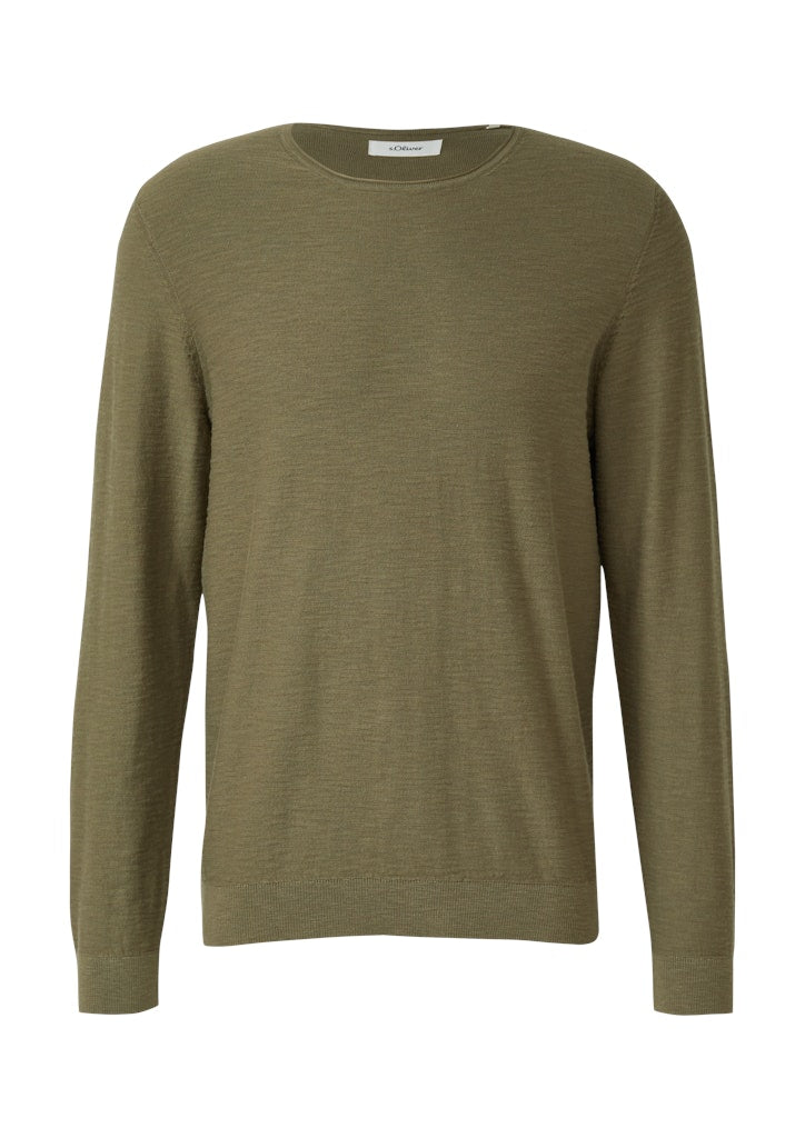 S. Oliver red Herren Pullover Green