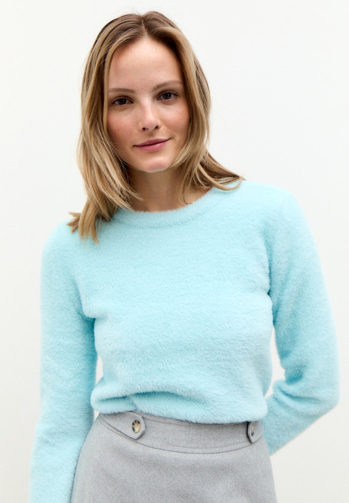 More & More Damen Pullover Blue Haze