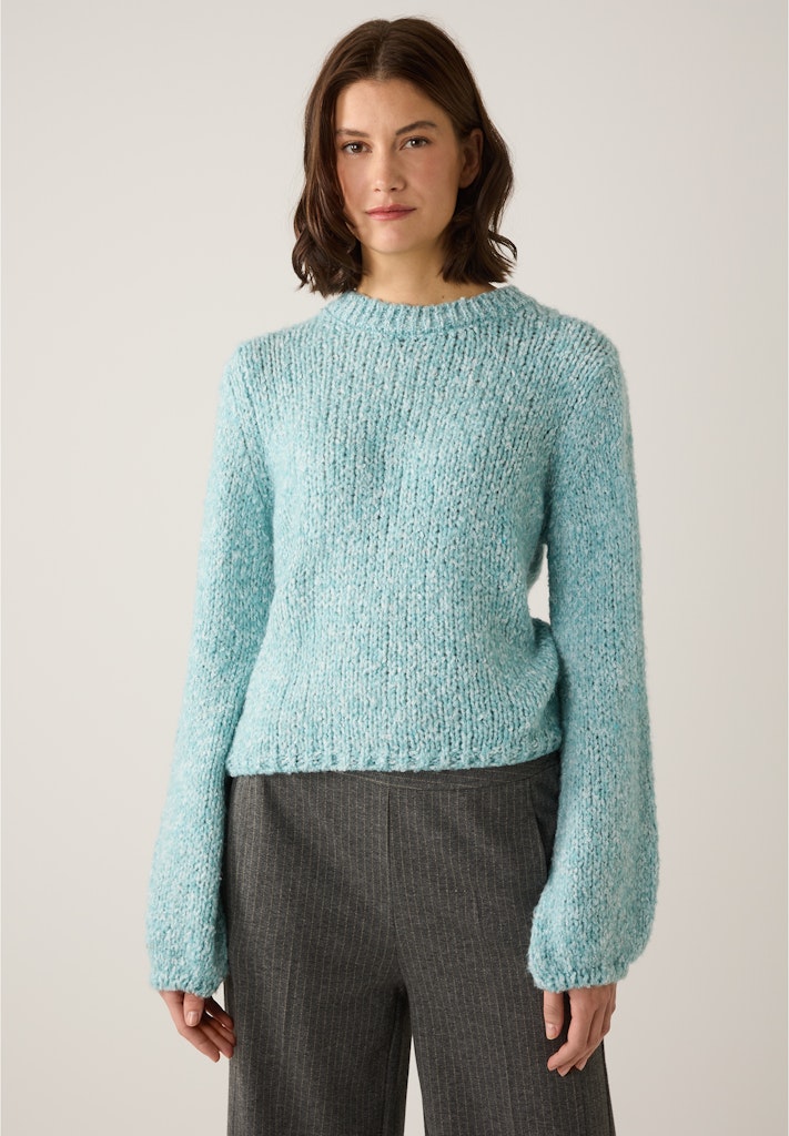 More & More Damen Pullover Blue Haze