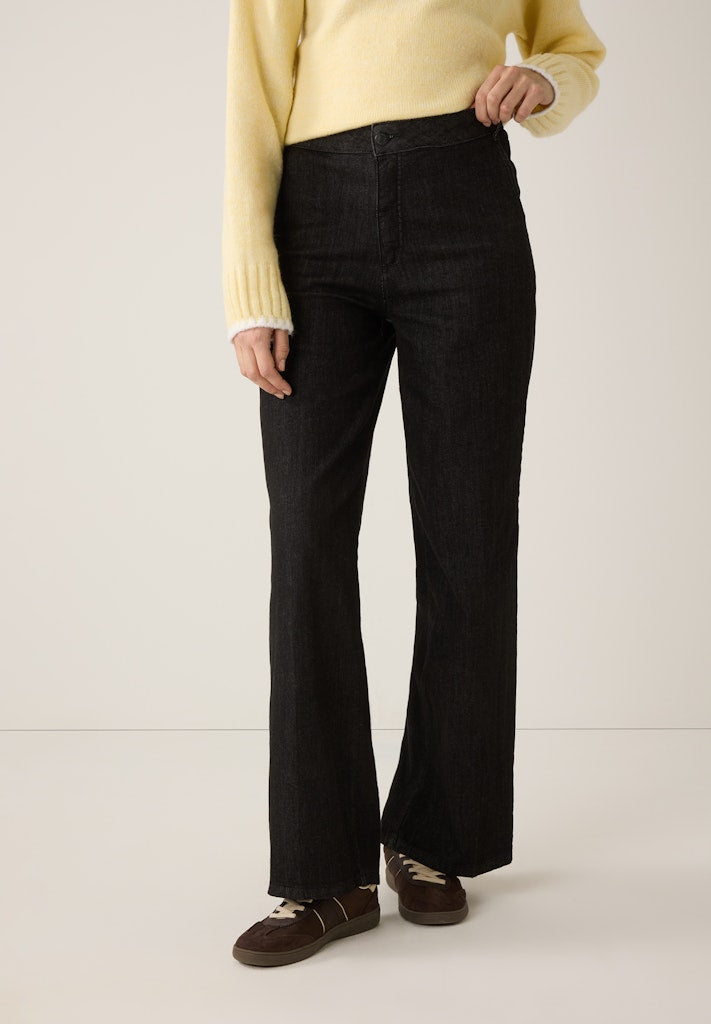 More & More Damen Jeans Dark Grey