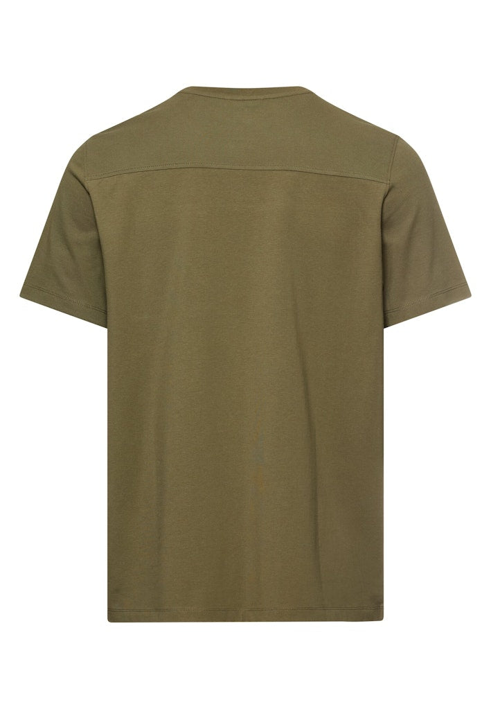 Camel active Herren T-Shirts kurz Deep Olive