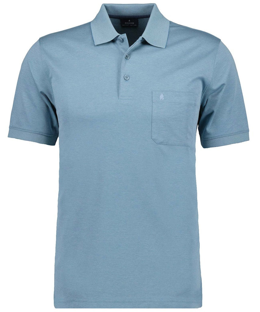 Ragman Herren Polo-Shirts Mint