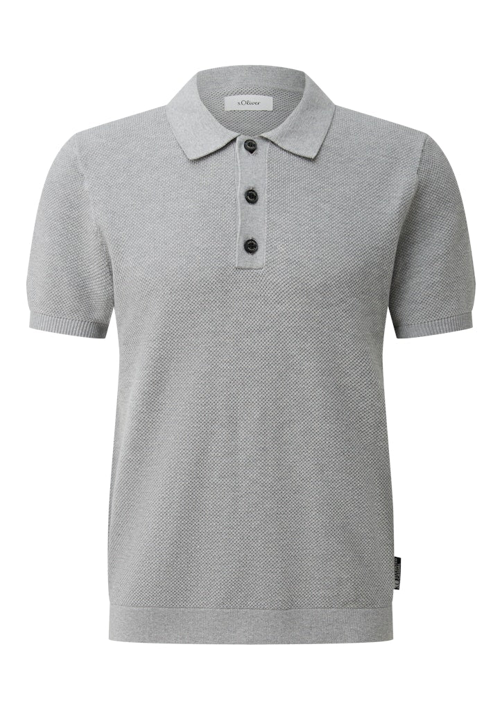 S. Oliver red Herren Pullover Grey/Black