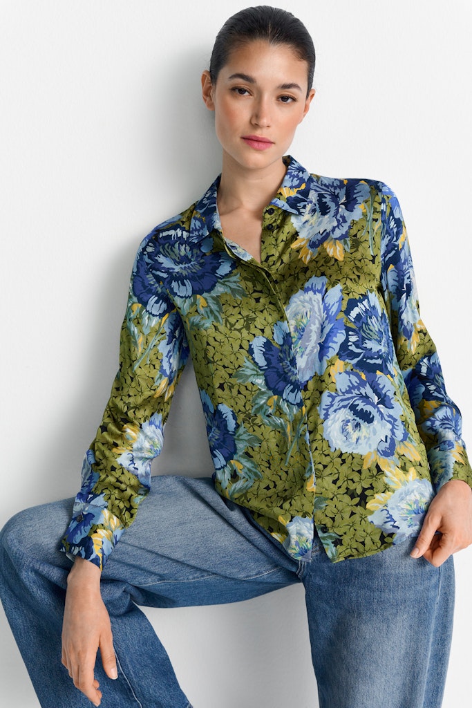 Rich & Royal Damen Blusen Urban Lime