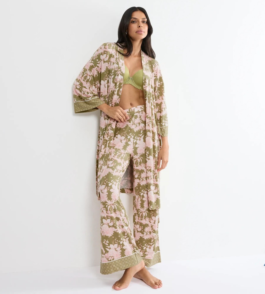 Triumph Bademantel Green Comb