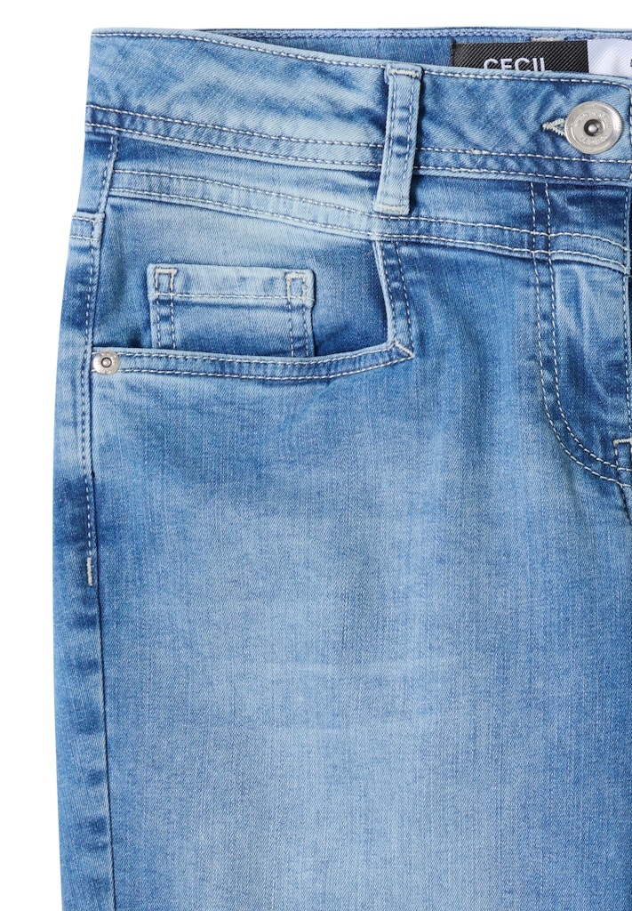 Cecil Damen Hosen Light Blu