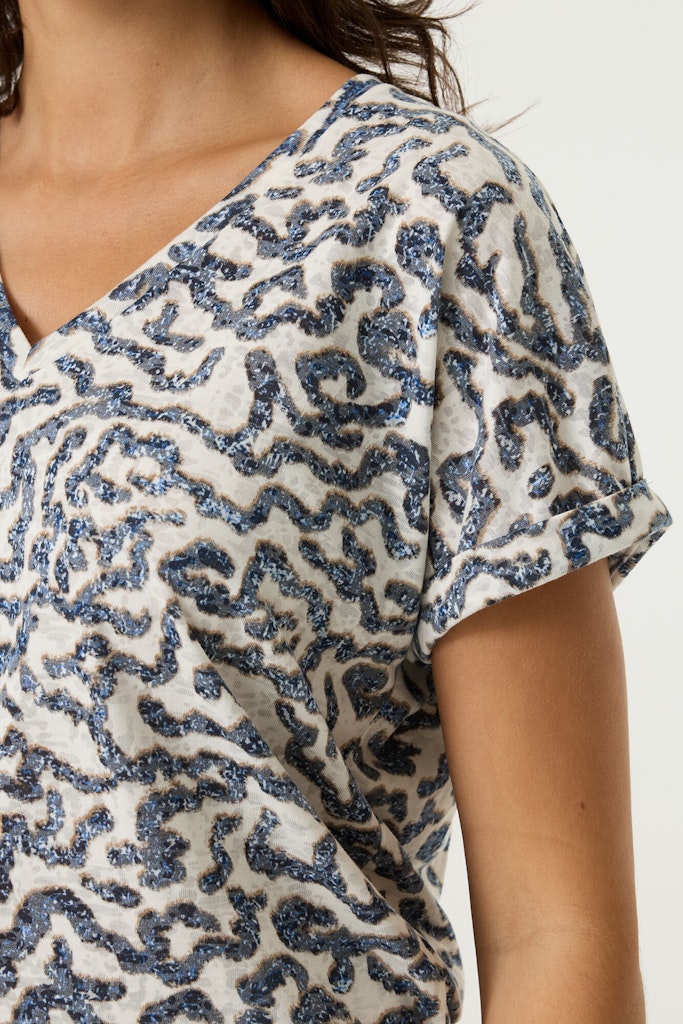 Garcia Damen T-Shirts Summer Cobalt