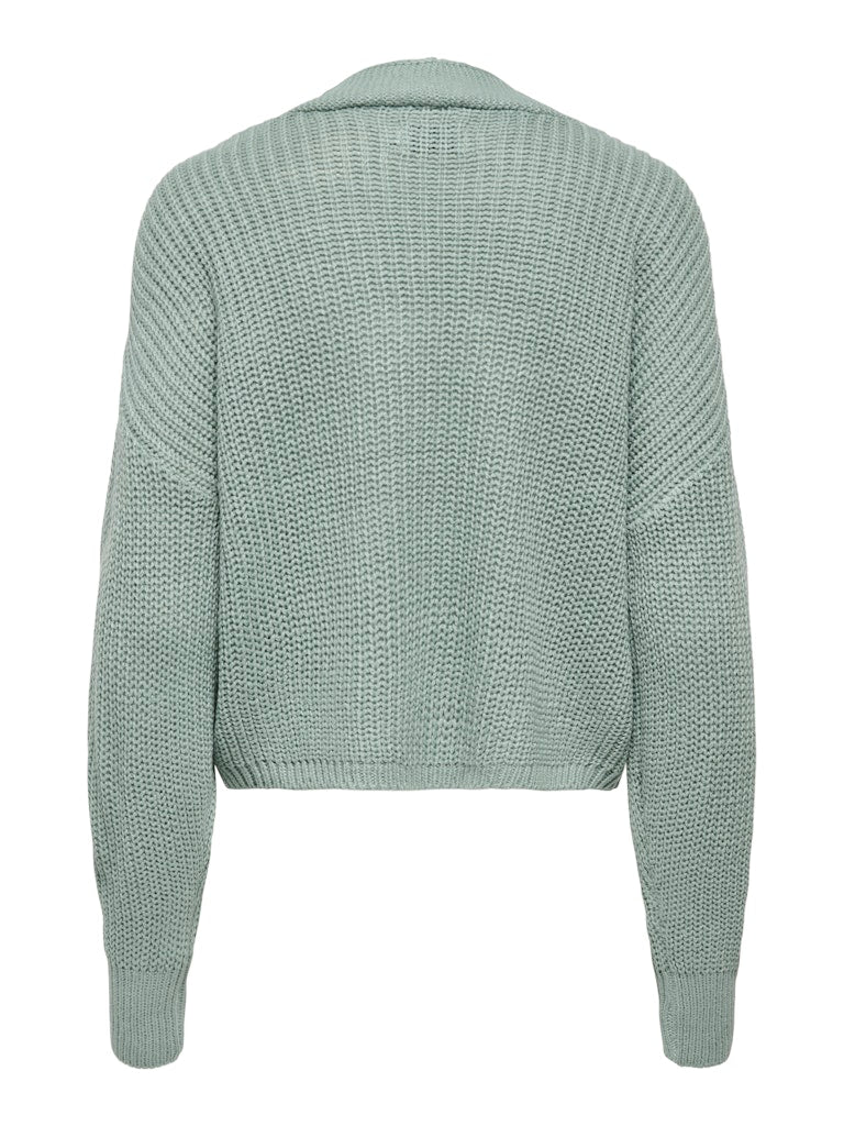 Only Damen Strickjacken Chinois Green