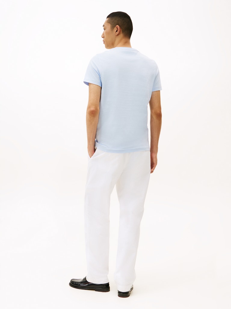 Tommy Hilfiger Herren T-Shirts kurz Co Blue
