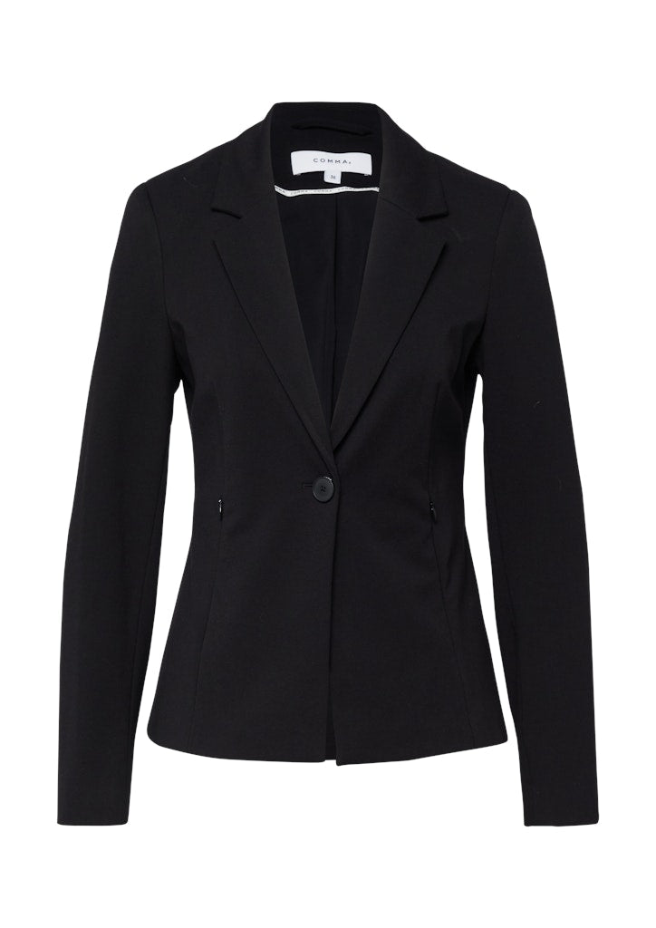 Comma Damen Blazer Grey/Black