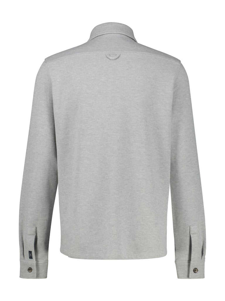 Lerros Herren Hemden Storm Grey Mela
