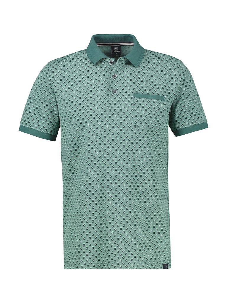 Lerros Herren Polo-Shirts Soft Teal