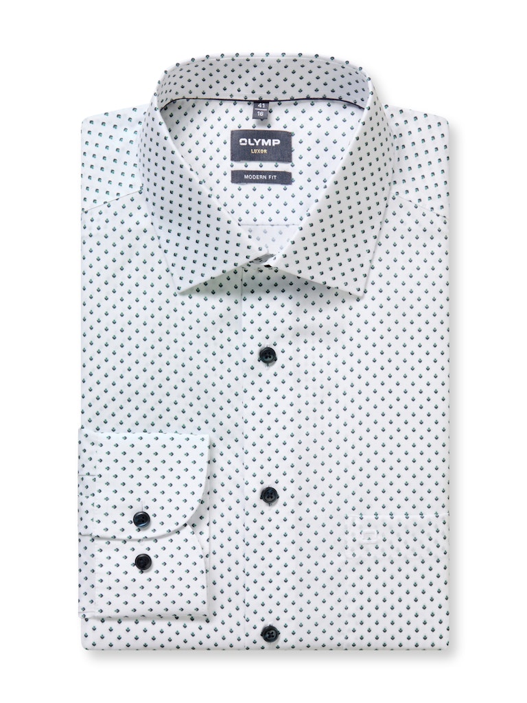 Olymp Herren Hemden lang Weiss