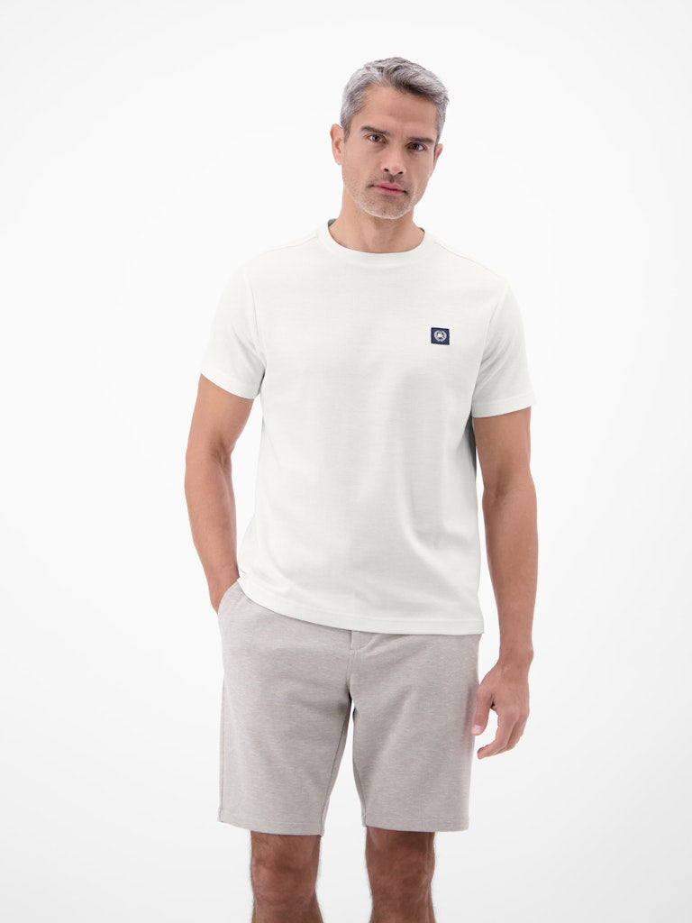 Lerros Herren T-Shirts kurz Broken White