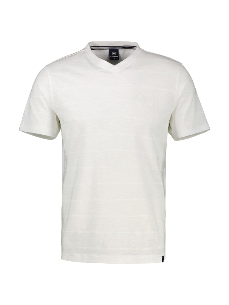 Lerros Herren T-Shirts kurz Broken White