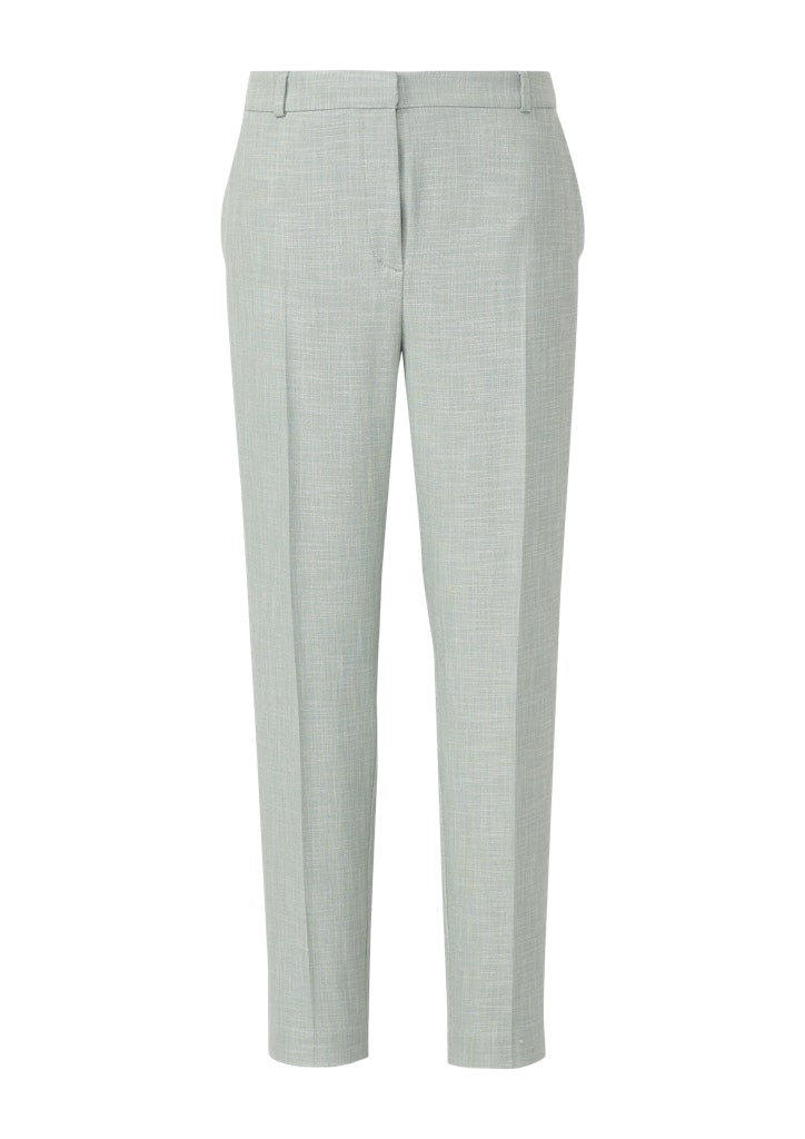 Comma Damen Hosen Blue Green