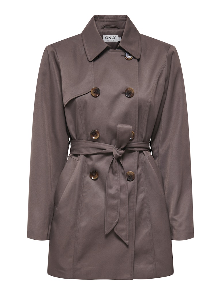 only Damen Mantel Chocolate Marti
